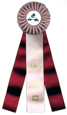 RibbonsNow Horse Show 1st Place Ribbons – 50 Blue Ribbons with Card & String